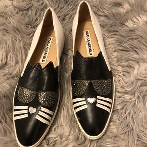 100% authentic Karl Lagerfeld kitty sneakers